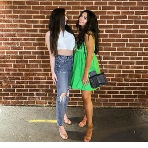 Zara Green Mini Dress